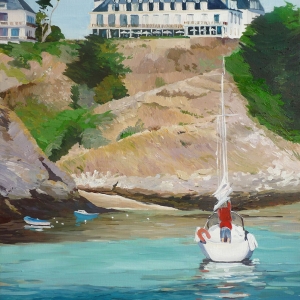 Tableau, peinture, Bretagne, Castel Clara