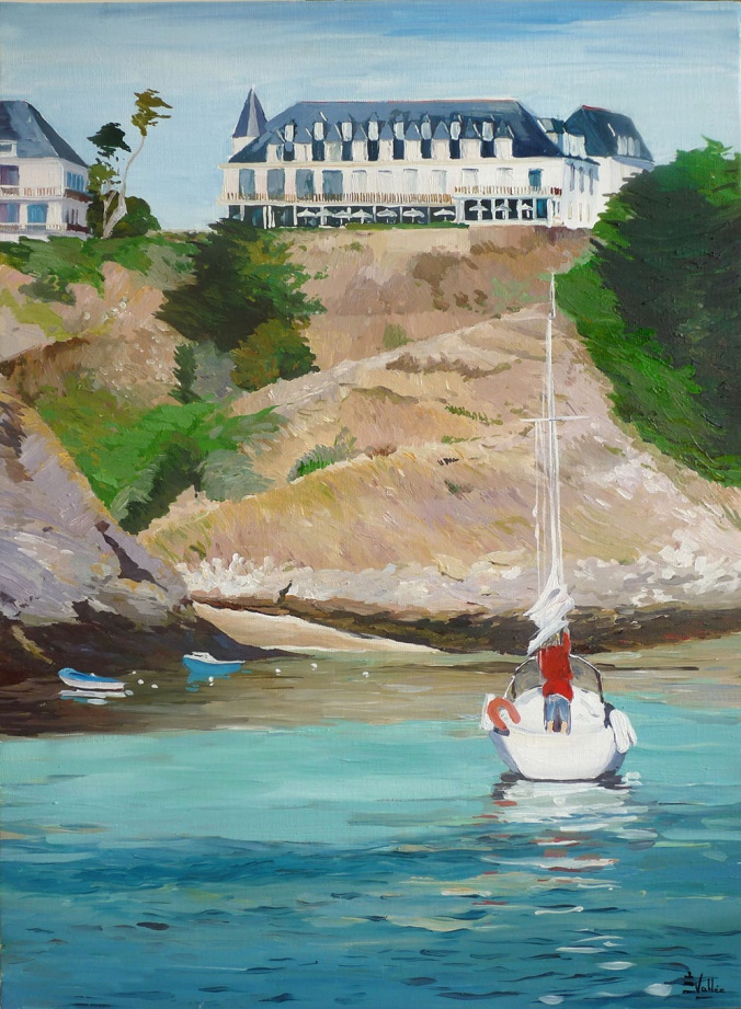 Tableau, peinture, Bretagne, Castel Clara