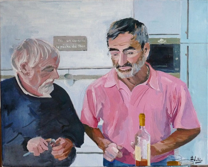 Tableau, peinture, Bretagne, Complicité
