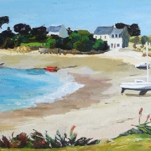 Tableau, peinture, Bretagne, Ile de Batz