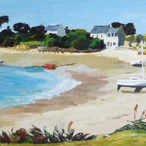 Tableau, peinture, Bretagne, Ile de Batz