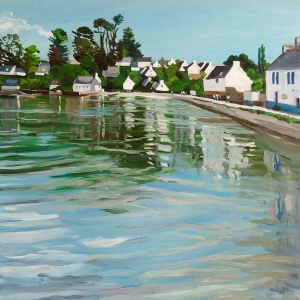 Tableau, peinture, Bretagne, Iles aux moines