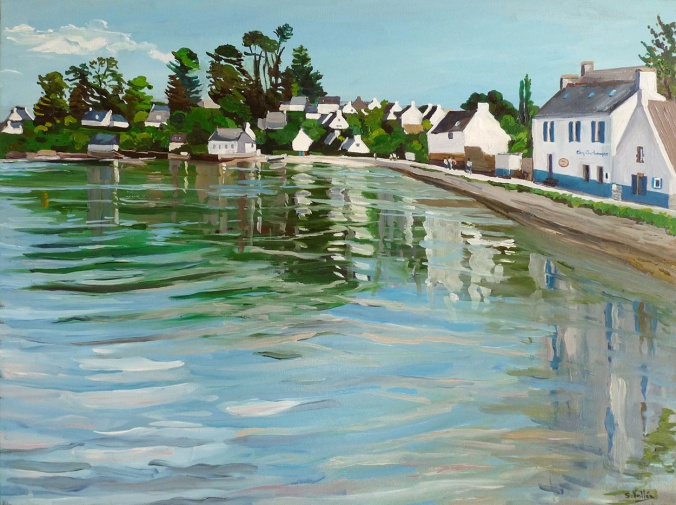 Tableau, peinture, Bretagne, Iles aux moines