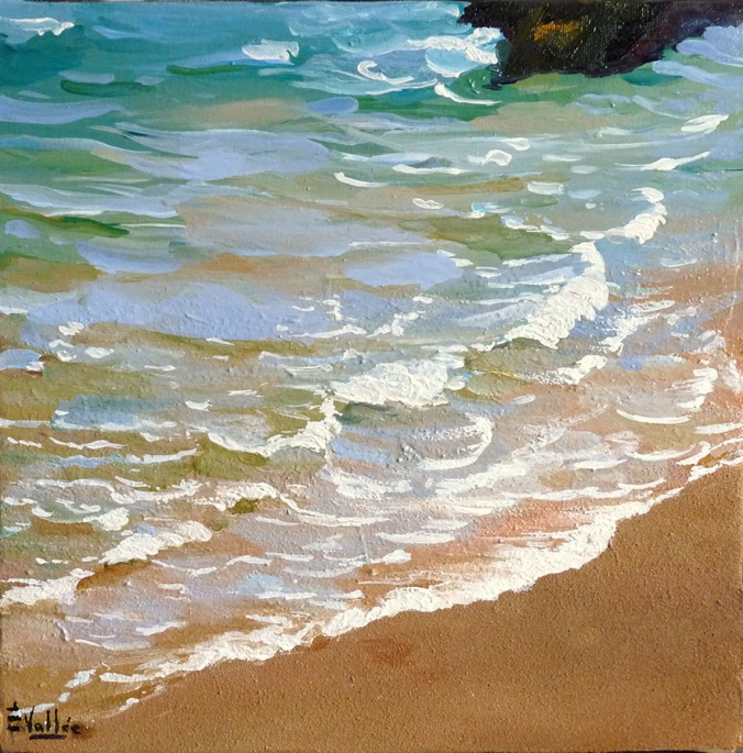 Tableau, peinture, Bretagne, Mer