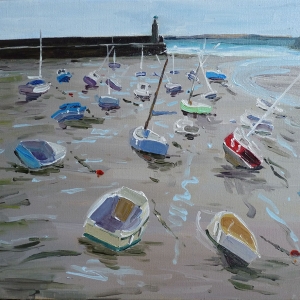Tableau, peinture, Bretagne, Binic