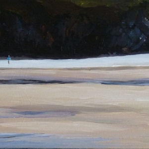 Tableau, peinture, Bretagne, Plage de Saint-Cast