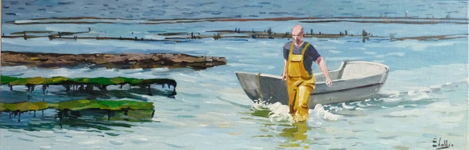 Tableau, peinture, Bretagne, Pour nos papilles