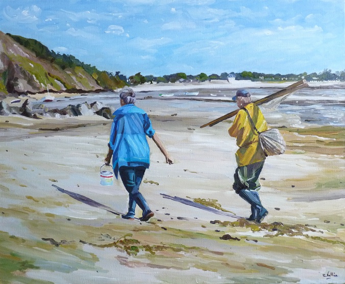 Tableau Bretagne, Retour de pêche