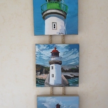 TRIPTYQUE PHARES BELLE ILE