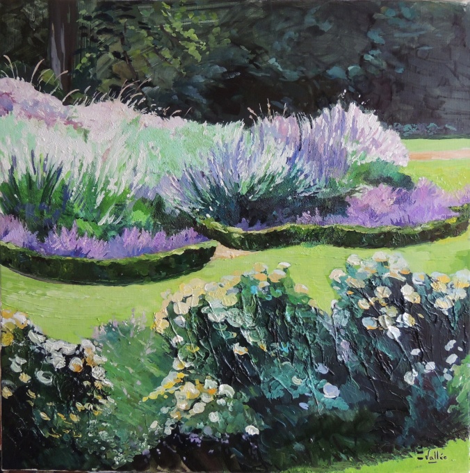 Tableau, peinture, Bretagne, Penvins Sable et algues