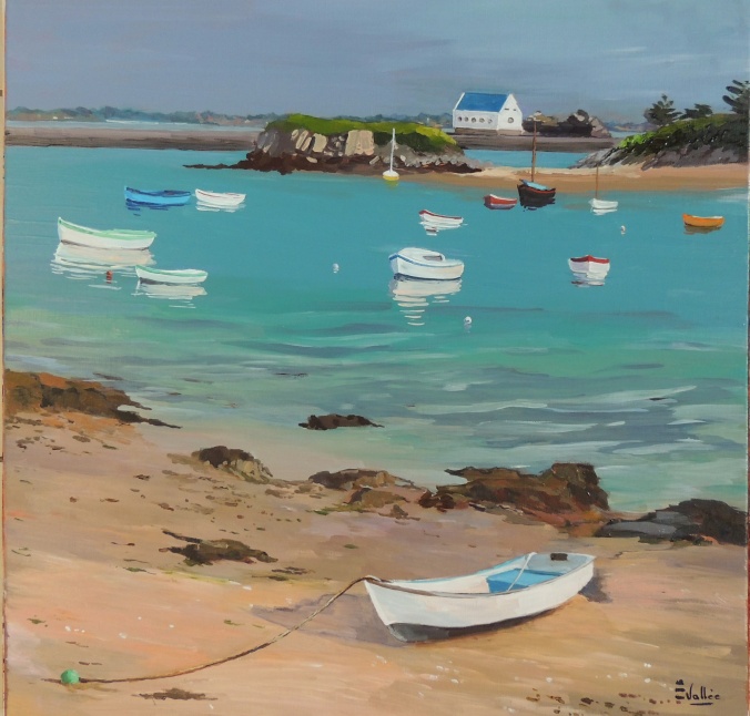 Tableau, peinture, Bretagne, ile de Batz