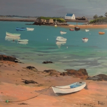Tableau, peinture, Bretagne, ile de Batz