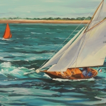 Tableau, peinture, Bretagne, Penduick