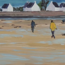 Pêche par temps gris 50 x 20