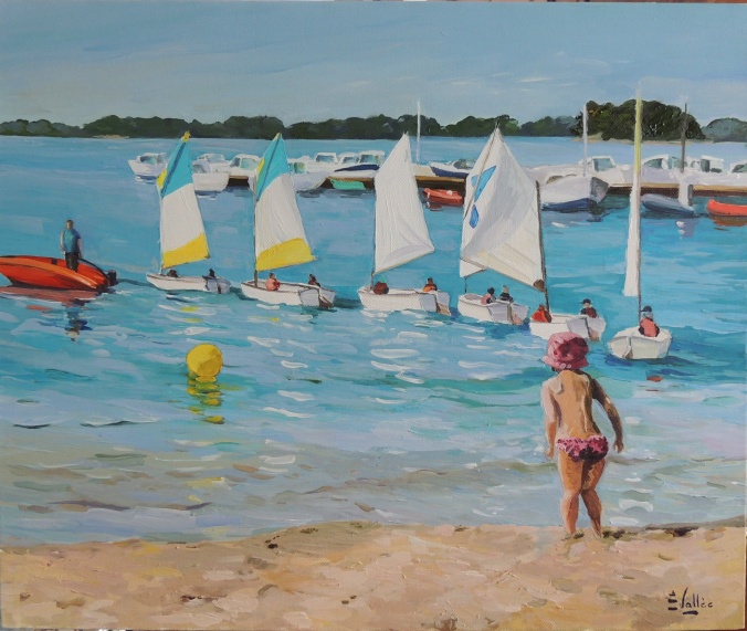 Tableau, peinture, Bretagne, Et moi !