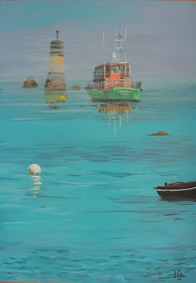 Tableau, peinture, Bretagne, Toile sur La Portsallaise