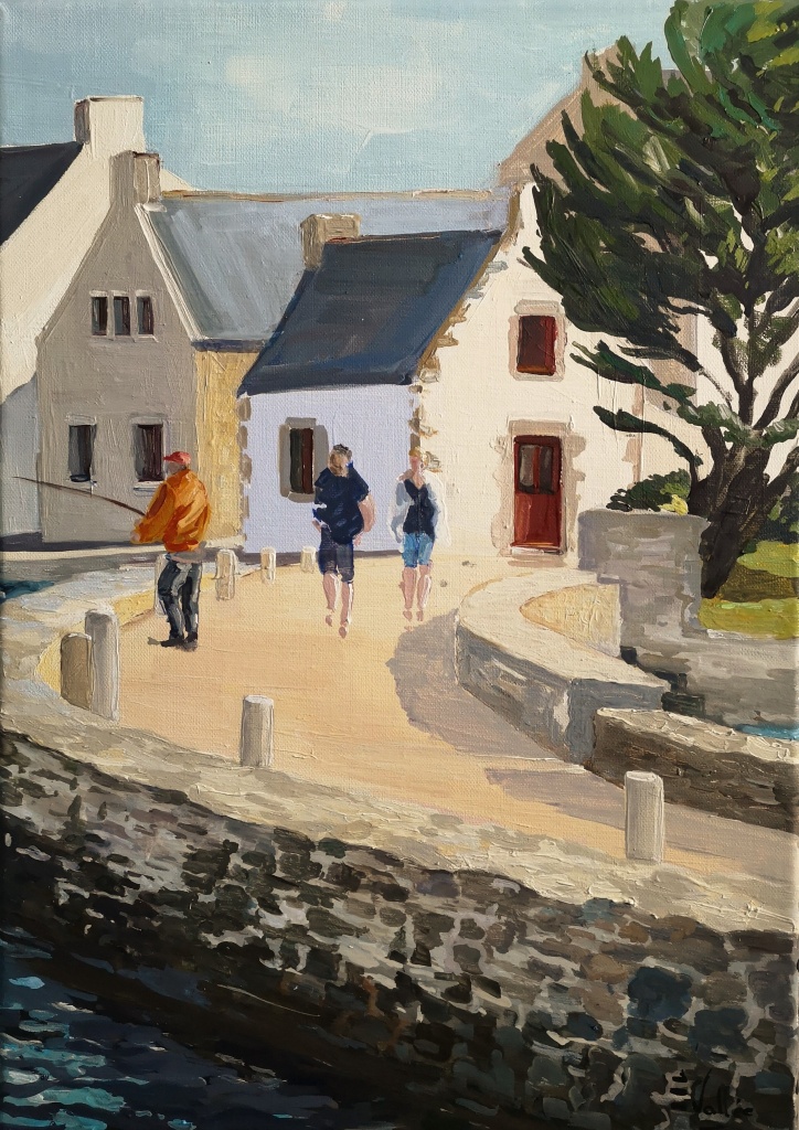 Tableau, peinture, Bretagne, St Cado