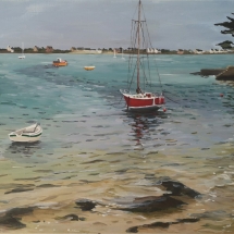 Tableau, peinture, Bretagne, L'effet mer