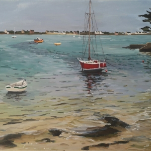 Tableau, peinture, Bretagne, L'effet mer