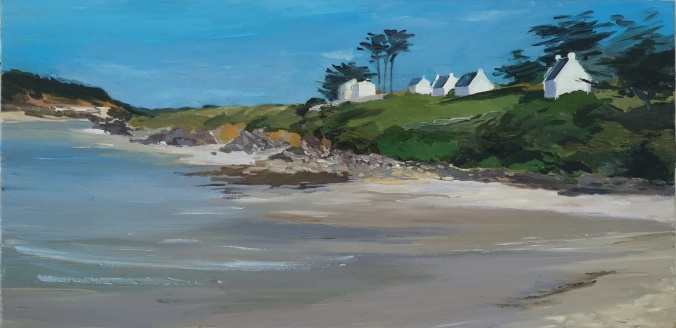 Tableau, peinture, Bretagne, ST PABU