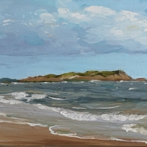 Tableau, peinture, Bretagne, St Malo