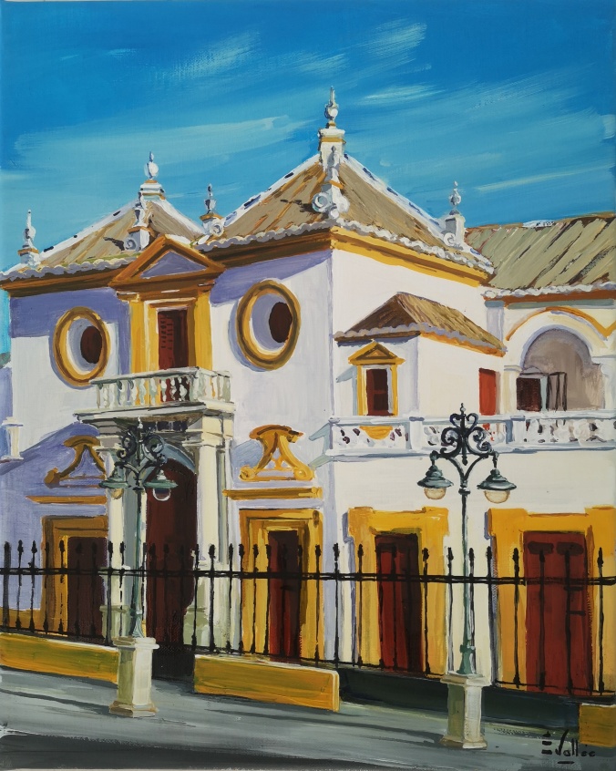Tableau, peinture, Arène Séville