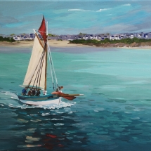 Tableau, peinture, Bretagne, Audierne