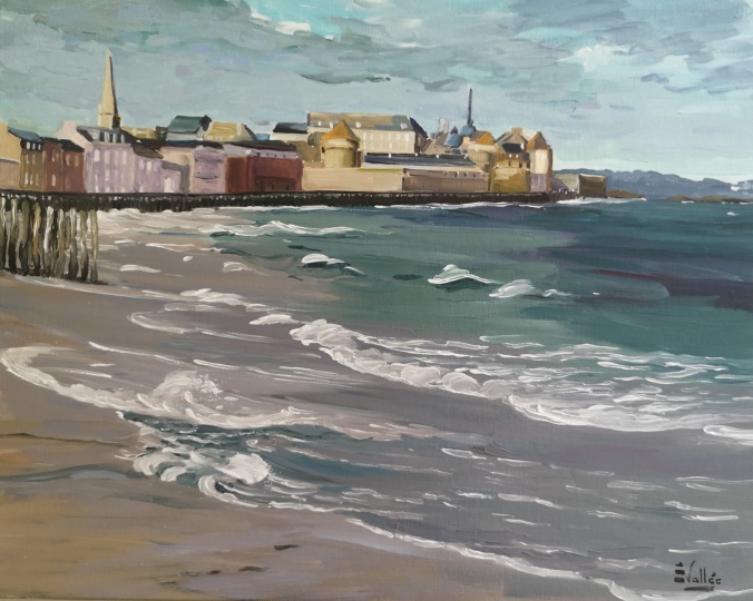 Tableau, peinture, Bretagne, St Malo