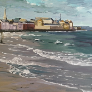 Tableau, peinture, Bretagne, St Malo