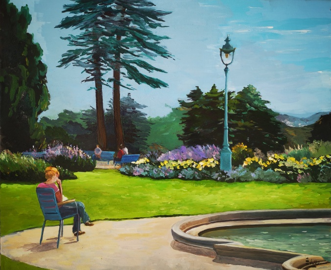 Tableau, peinture, Bretagne, Le Thabor