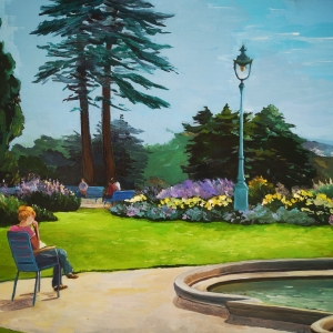 Tableau, peinture, Bretagne, Le Thabor