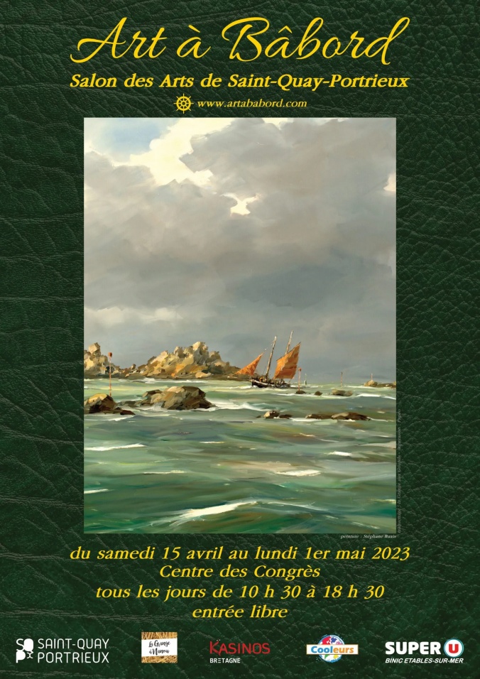 Affiche Art à Bâbord - Salon des Arts de Saint-Quay-Portrieux