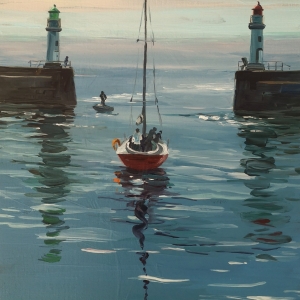 Peinture Bretagne Belle Ile 