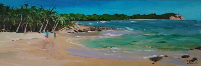Tableau, peinture, Mexique, Puerto Escundido