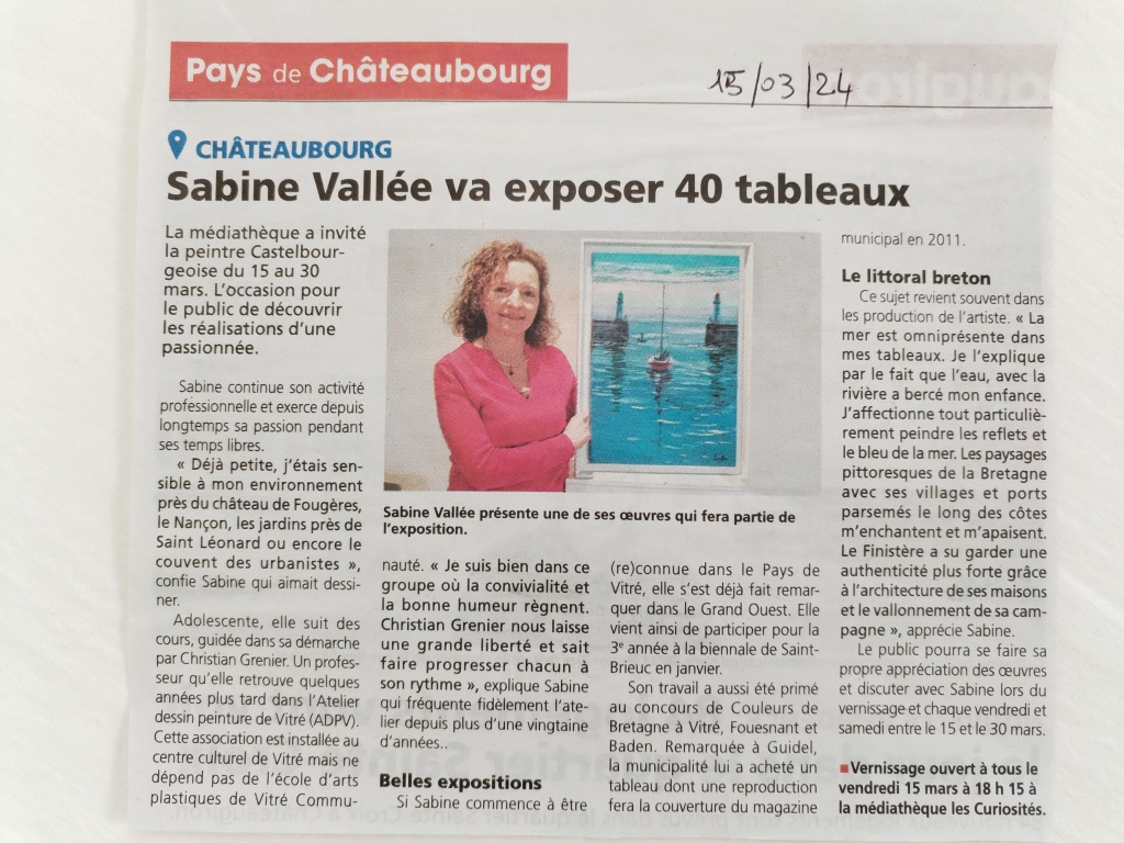 article Le journal de Vitré