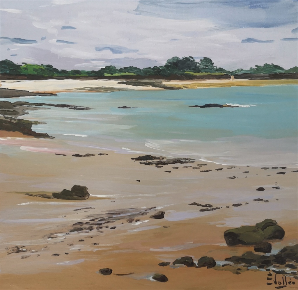 Peinture Paysage de Bretagne par Cédanne | Carré d'artistes