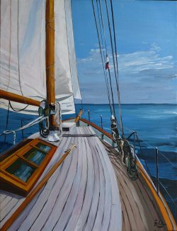 Tableau, peinture, Bretagne, coronasia