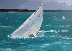 Tableau, peinture, Bretagne, Le France