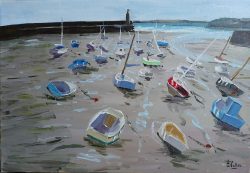 Tableau, peinture, Bretagne, Binic