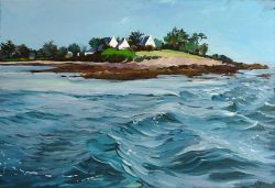Tableau, peinture, Bretagne, Pointe d'Arzon