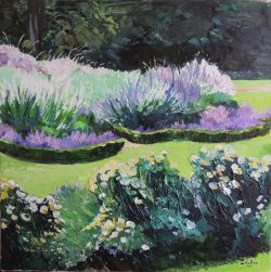Tableau, peinture, Bretagne, Penvins Sable et algues