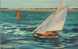 Tableau, peinture, Bretagne, Penduick