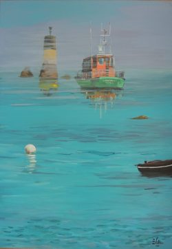 Tableau, peinture, Bretagne, Toile sur La Portsallaise