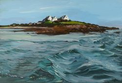 Tableau, peinture, Bretagne, L'entrée du Golfe