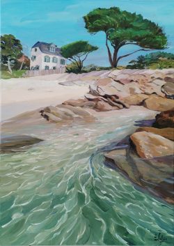 Tableau, peinture, Bretagne, Bot Conan